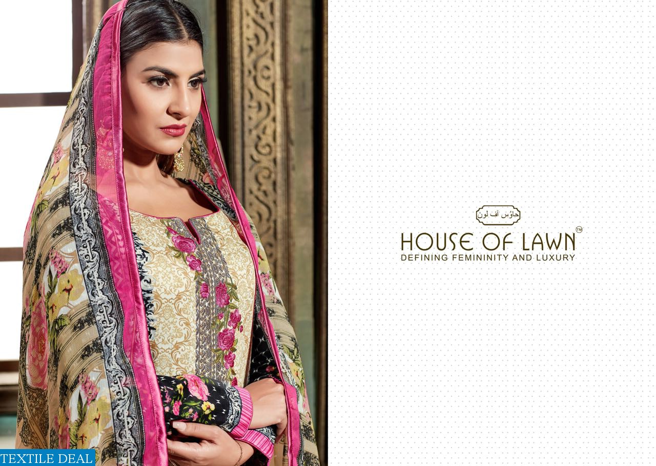 house of lawn muslin vol-5 Wholesale Ethnic dress material
